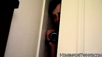 Preview 1 of Skinny Teen Butt Loving - Jasper Robinson has threesome with his big dicked friends