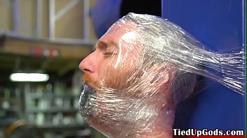 Preview 3 of Javhihi Virgen - Ginger bdsm sub restrained by tattooed dom