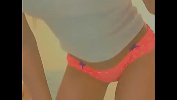 Preview 1 of Nude Couple Yoga - pretty panties