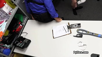 Preview 2 of Hourse And Girl Fouking Xxx - Nympho brunette wanted to get busted by the mall cop