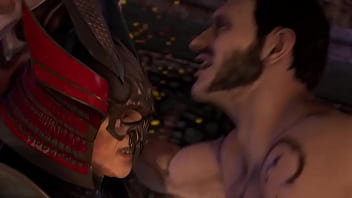 Preview 2 of Harsh Ke Sath Sex - Mortal Kombat kano X Johnny cage sex