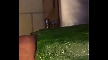 Preview 2 of Home Famile Xxx - Big Dick Fucking a Hollow Cucumber.MOV