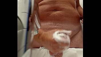 Preview 3 of Brother Sister Sex Front Mom - Public restroom Washing My dick