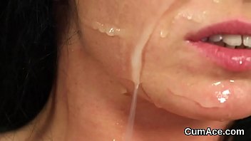 Preview 4 of Bp Vi - Wacky honey gets jizz load on her face sucking all the jizm