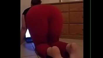 Preview 2 of Audition Hot - pawg booty in red scrubs