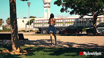 Preview 1 of Www Xxxim 18 Yar - Public and Risky: Stranger Gives Me a Handjob Through the Car Window While Parked on the Street