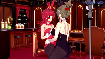 Preview 1 of Two Mom And Child - Festenia Muse and Chitose Kisaragi and Sagiri Sakurai intense lesbian play. - Super Robot Wars J &amp_ V &amp_ T Hentai
