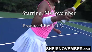 Preview 1 of Anybunnyockmp4 - I&#039_m Getting A Hole In My Big Ass Hole While He Tries To Gape My Brown Booty Anus With My Wet Pussy Exposed Closeup And Upskirt Fetish,  Busty Black Woman Sheisnovember Panties Pulled Down POV While Kneeling With Cute Ass Out on Msnovember