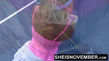 Preview 1 of Afghani Hazara Girls - My Panties And Legs Up During Hardcore Missionary Fucking Before My Wet Pussy Get Finger Fuck,  Young Cute Black Slut Sheisnovember Thighs Spread During POV Sex Then Big Ass Hole Spread Open Closeup by Msnovember