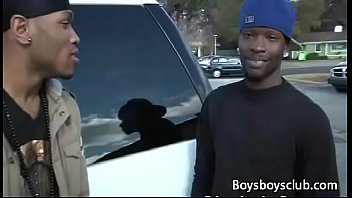 Preview 1 of Karina White Do - Blacks On Boys - Gay Black Dude Fuck WHite Teen Boy Hard 09