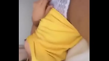 Preview 3 of Boy Wife Cheating - CAIU NO ZAP - Loirinha se exibindo de camisola e calcinha na cama