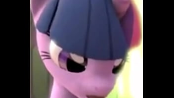Preview 1 of Wild Collage Fuck Evening - MLP Twilight Sparkle sucks
