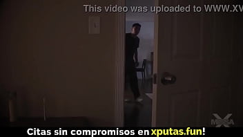 Preview 3 of 10 Homens - Passionate Brunette In Stockings Enjoys Fucking (Spanish Sub)