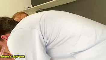 Preview 2 of Korean Redwap Movies - Tirei minha meia irm&atilde_ nerd do estudo pra meter o pau na putinha !gozei na cara da safada. ( COMPLETO NO RED )