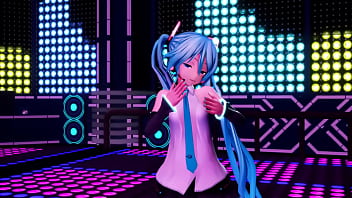 Preview 2 of Black Banger Xxx Viddeos Dewonld - Hatsune Miku Hypno MMD Dance