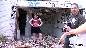 Preview 1 of Asian Goddess - Tattoed chubby belly punk slut fucked in the ass hard in public