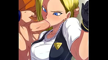 Preview 3 of Fondled Schoolgirl - android 18 blowjob