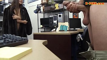Preview 2 of Son Hypno Mom Anal - Small tits babe in fur coat gets pounded