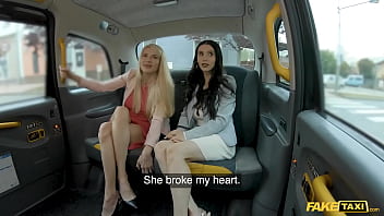 Preview 2 of Sore Preti - Fake Taxi Two sexy horny babes give the taxi driver a pity fuck
