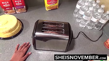 Preview 1 of Mom Vs Frend Teen - HD Taboo Black Reality Pornstar Step Sister Sheisnovember,  Standing While Rough Fuck Doggystyle By Black Step Brother,  Big Cock Kneeling Closeup Blowjob,  And Big Cock Cum Facial,  After Hardcore Standing Sex In The Kitchen by Msnovember