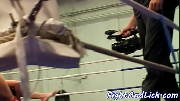 Preview 3 of Publicagent Women Work - Wrestling babes shake their bigtits