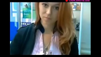 Preview 4 of Shimla Car - russian girl masturbating at work on webcam