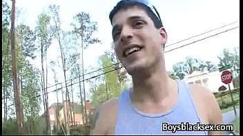 Preview 2 of Beautiful Vs Engineer - Blacks On Boys - Interracial Nasty Gay Fucking Video 19