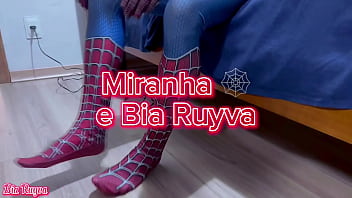 Preview 1 of Xvide0com - Mamando o piroc&atilde_o enorme do miranha,  antes dele ir salvar o mundo