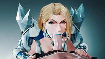 Preview 2 of Zanjeen Table - Marvel Rivals Porn Emma Frost blowjob - animation by leetTRON