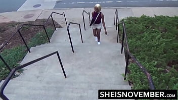 Preview 1 of Doctor Beeg Girl - HD Meeting A Student At My Home! Exchanging Doggystyle Wet Pussy Big Cock BBC Fucking For A Passing Grade,  Innocent Young Hot Blonde Black Babe Sheisnovember Having Hardcore Sex After Flashing Her Sexy Big Ass Outside In Public By Msnovember