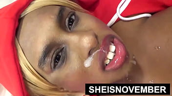 Preview 4 of Son Mami Sex 12yer - HD After I Caught Cheating Girlfriends Then Pumping My Hot Cum Over Her Face POV With Blowjob Facial Cumshot Painting Sheisnovember