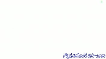 Preview 2 of Identical Twins Creampie - Wrestling lesbians pleasing wet pussies