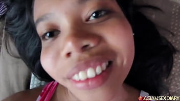 Preview 2 of Bbw V Great - Cute Asian Teen GF explored and feeding on white cock