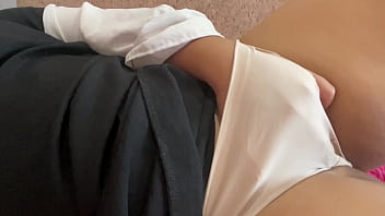 Preview 3 of Www Asswetsex Com - Fatma masturbates in panties close up