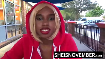 Preview 2 of Pau Vermelho - HD Sheisnovember Screaming Loud From Rough Hardcore Anal Sex Getting Drilled From Behind Hard Inside Her Pink Shaved Pussy Doggystyle,  Thick Ebony Hips Squeezed With Her Big Ass Bouncing By Msnovember