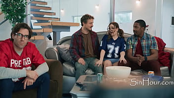 Preview 1 of Aur Kya - She Fucks All Her Boyfriends Mates Under The Blanket - Isiah Maxwell,  Robby Apples,  Leana Lovings