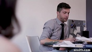 Preview 2 of Bdsm One Flashing - Lucie Cline fucks her &#039_s employee