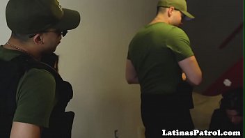 Preview 1 of Edwige Fenech Naked - Undocumented latina rides border agents cock