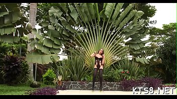 Preview 1 of Sunny Leon Fuck Vegtble - Tgirl gets scored and drilled