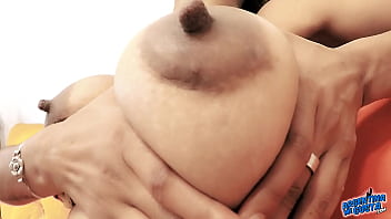 Preview 3 of Myanmar Xnxx Porn Tube - Big Bubble Butt Latina Babe Has Huge Nipples and Areolas in Tight Denim Shorts
