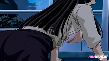 Preview 4 of Big Here Xxx - Horny waitress fucks in the bathroom - Hentai uncensored
