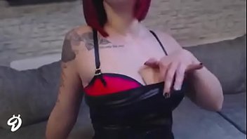 Preview 3 of Muka Aku Pon Ada - neues wetlook outfit und rote unterwaesche