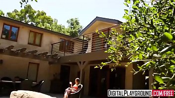 Preview 1 of Amateur Lick Own Cum - DigitalPlayground - Couples Vacation Scene 3 Britney Amber and Nina North and Chad White