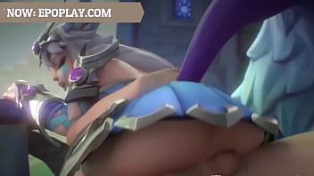 Preview 2 of Sex Makieng - Shy 3D Sluts with Big Perfect Ass Gets a Nice Pounding from behind
