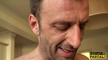 Preview 4 of Lapdance Ffm - Spanked british slut submitted into roughsex