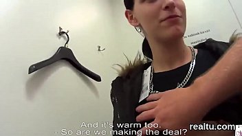 Preview 3 of Mom Son Barth - Luscious czech nympho is teased in the supermarket and screwed in pov