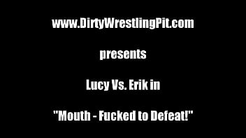 Preview 1 of Anal Nikki Benz - Mouth-Fucked to Defeat! Lucy Vs. Erik