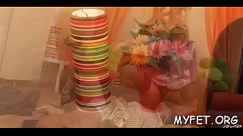 Preview 4 of Saline Pump Butt - Kinky whores fuck every other