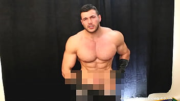 Preview 3 of Leather Gay Fuck - Latex Glove Masturbation