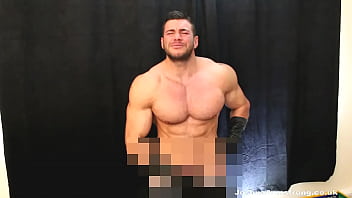 Preview 4 of Leather Gay Fuck - Latex Glove Masturbation